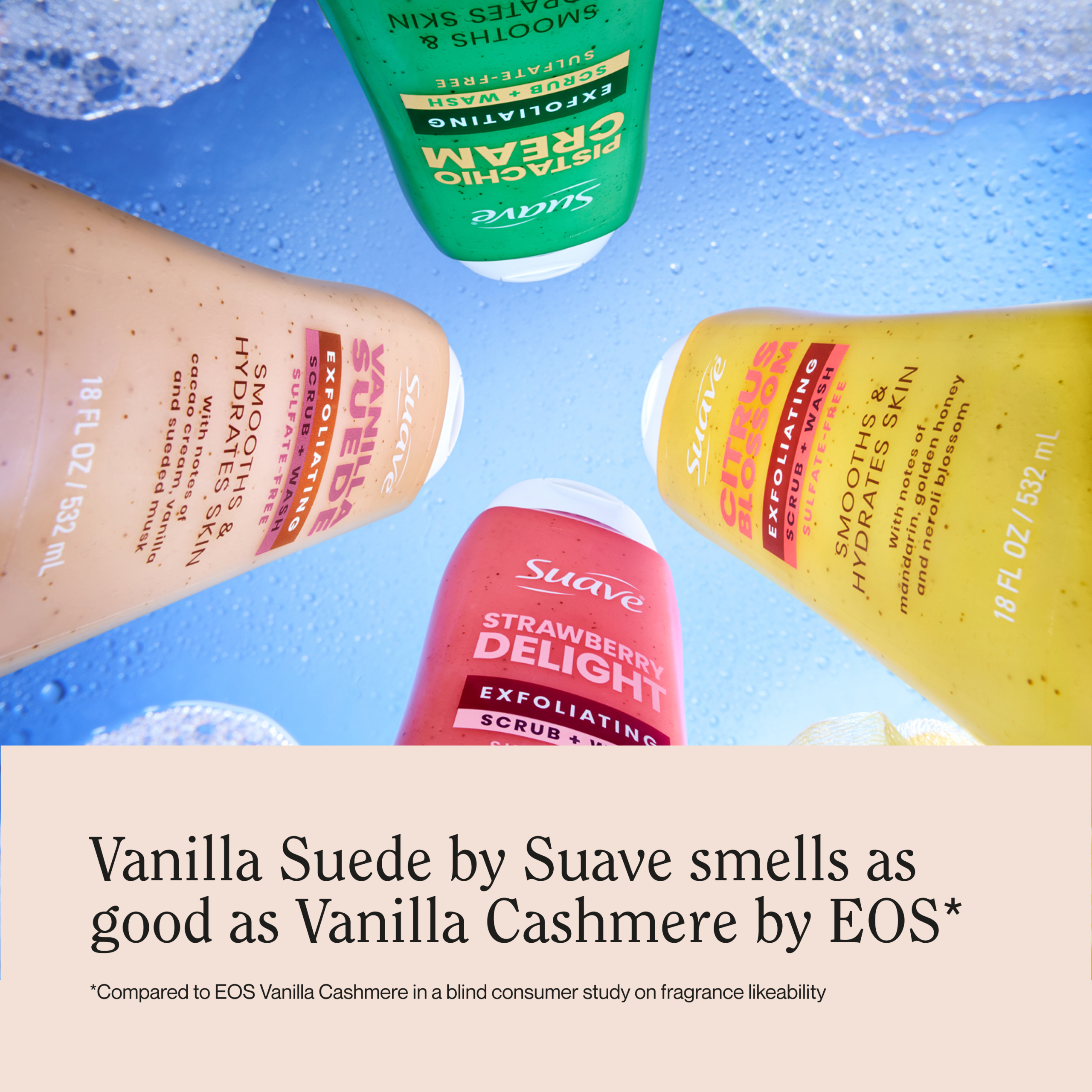 Vanilla Suede Exfoliating Body Wash & Scrub - Image 6