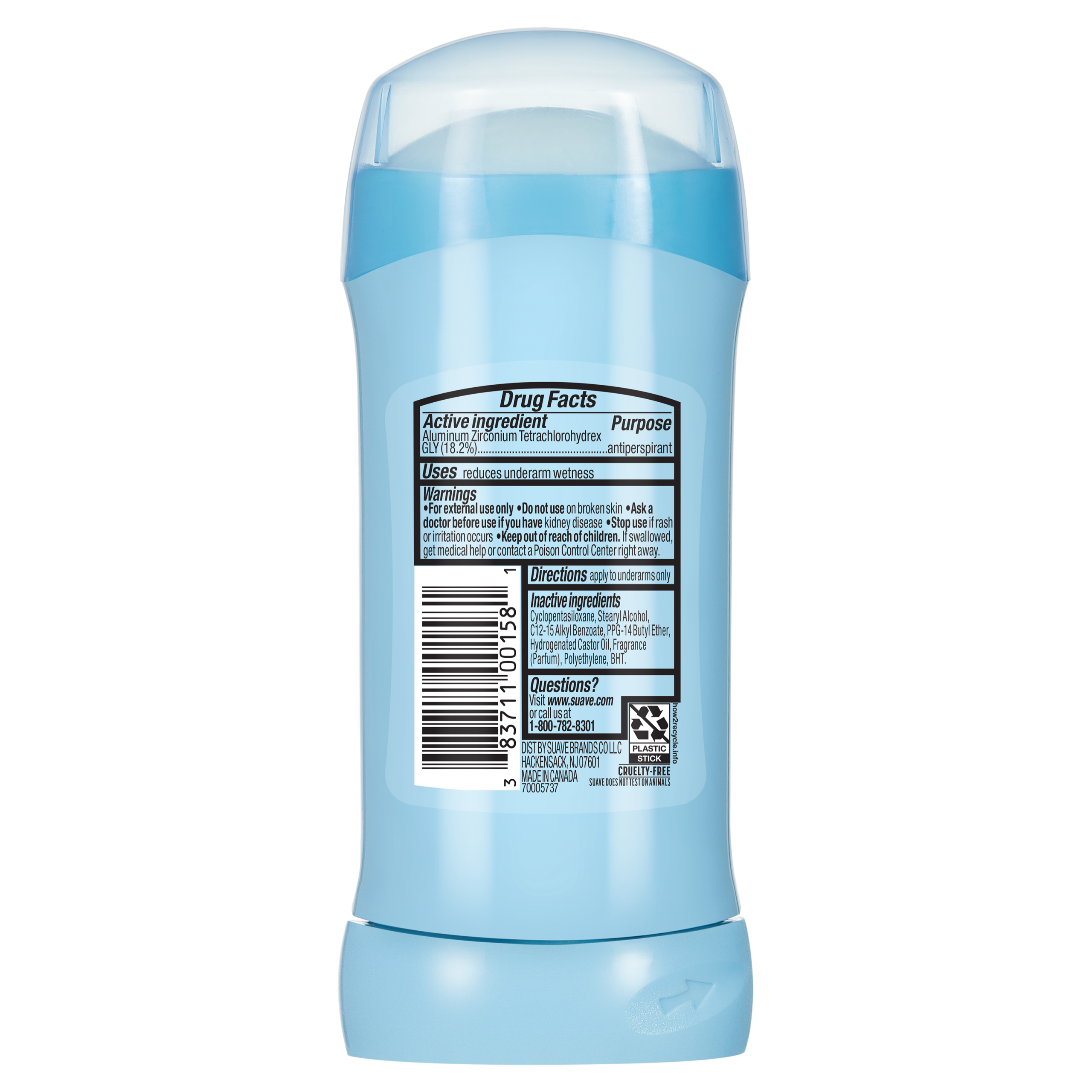 Lavender & Vanilla Invisible Solid Antiperspirant Deodorant Stick - Image 8