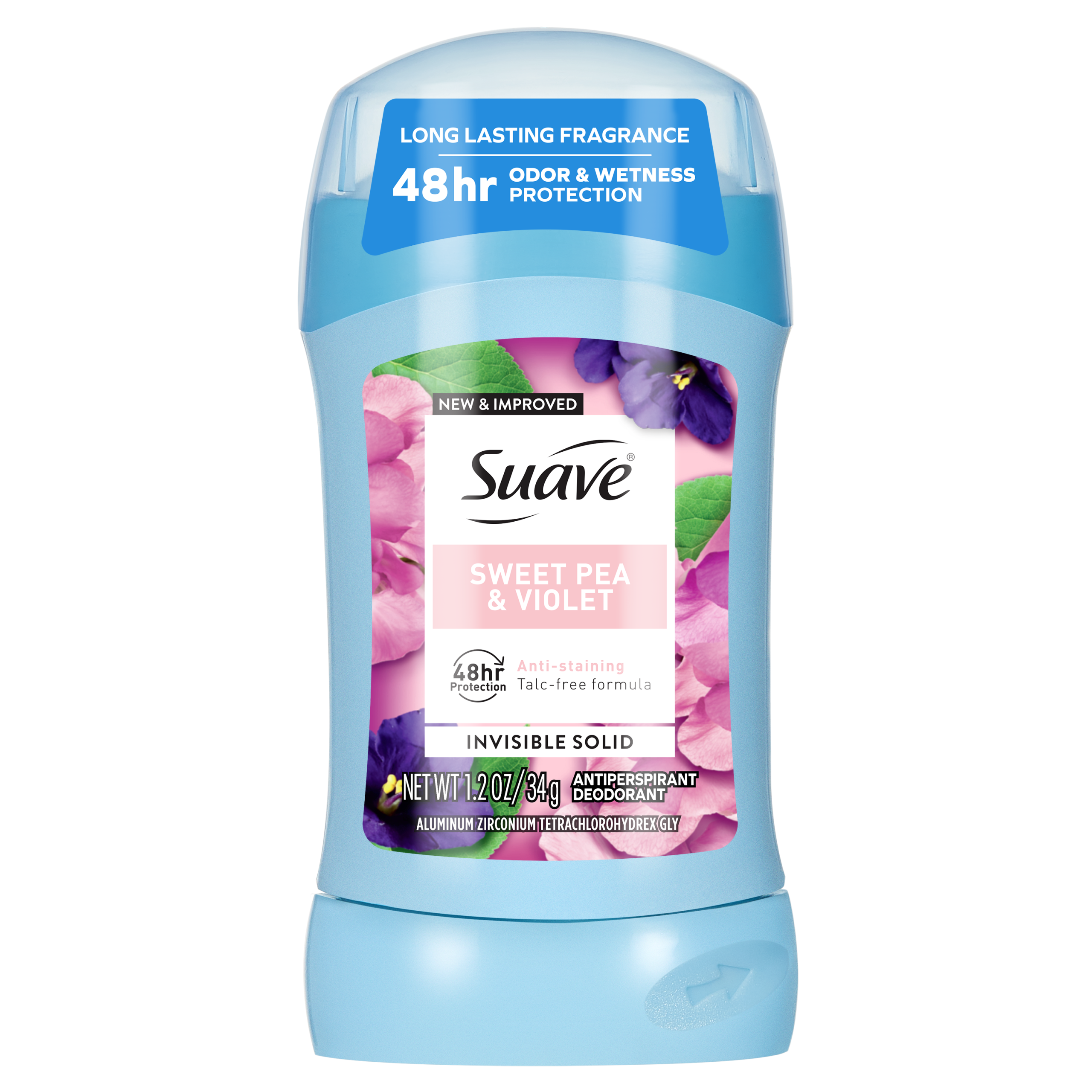 Sweet Pea & Violet Invisible Solid Antiperspirant Deodorant Stick