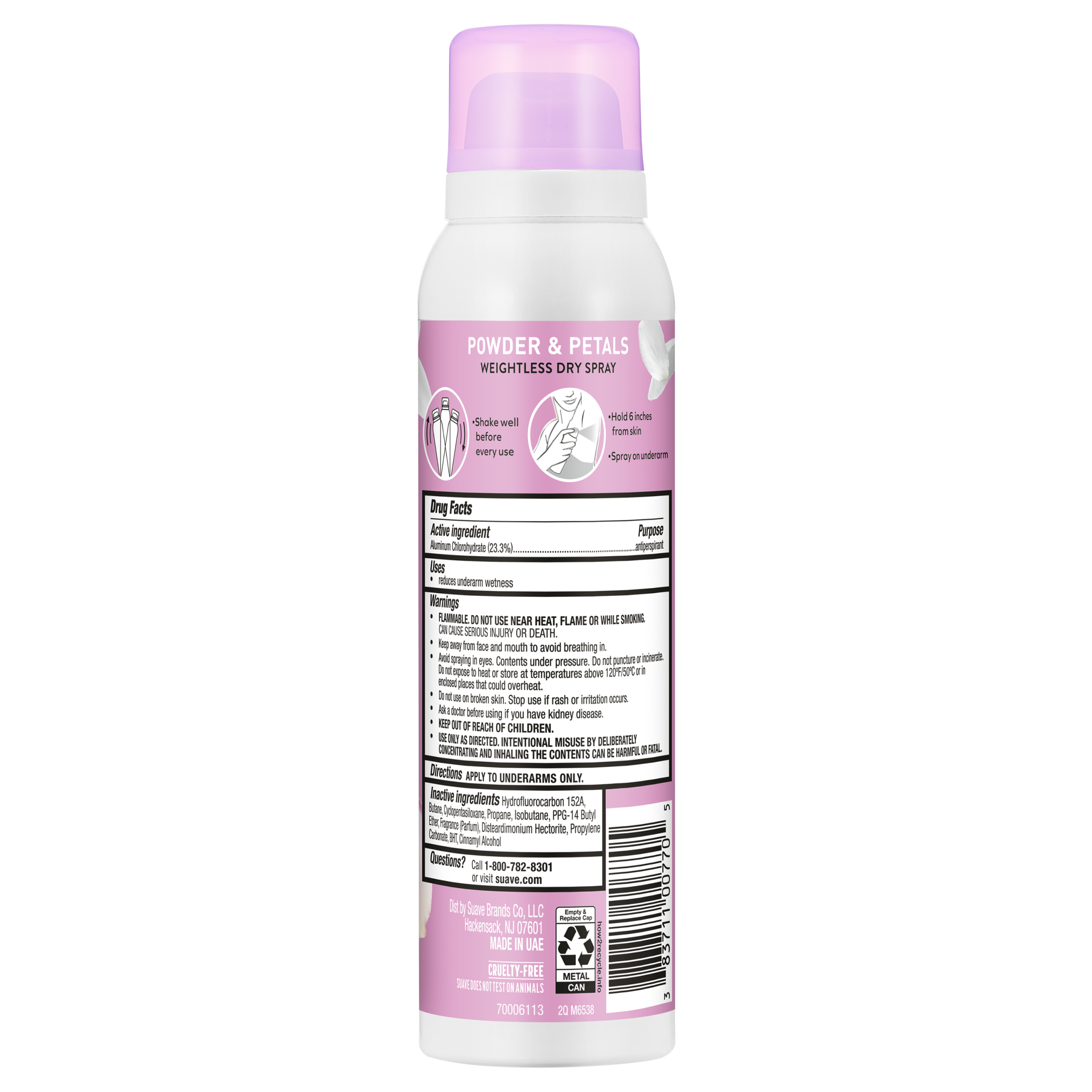 Powder & Petals Dry Spray Antiperspirant Deodorant - Image 8