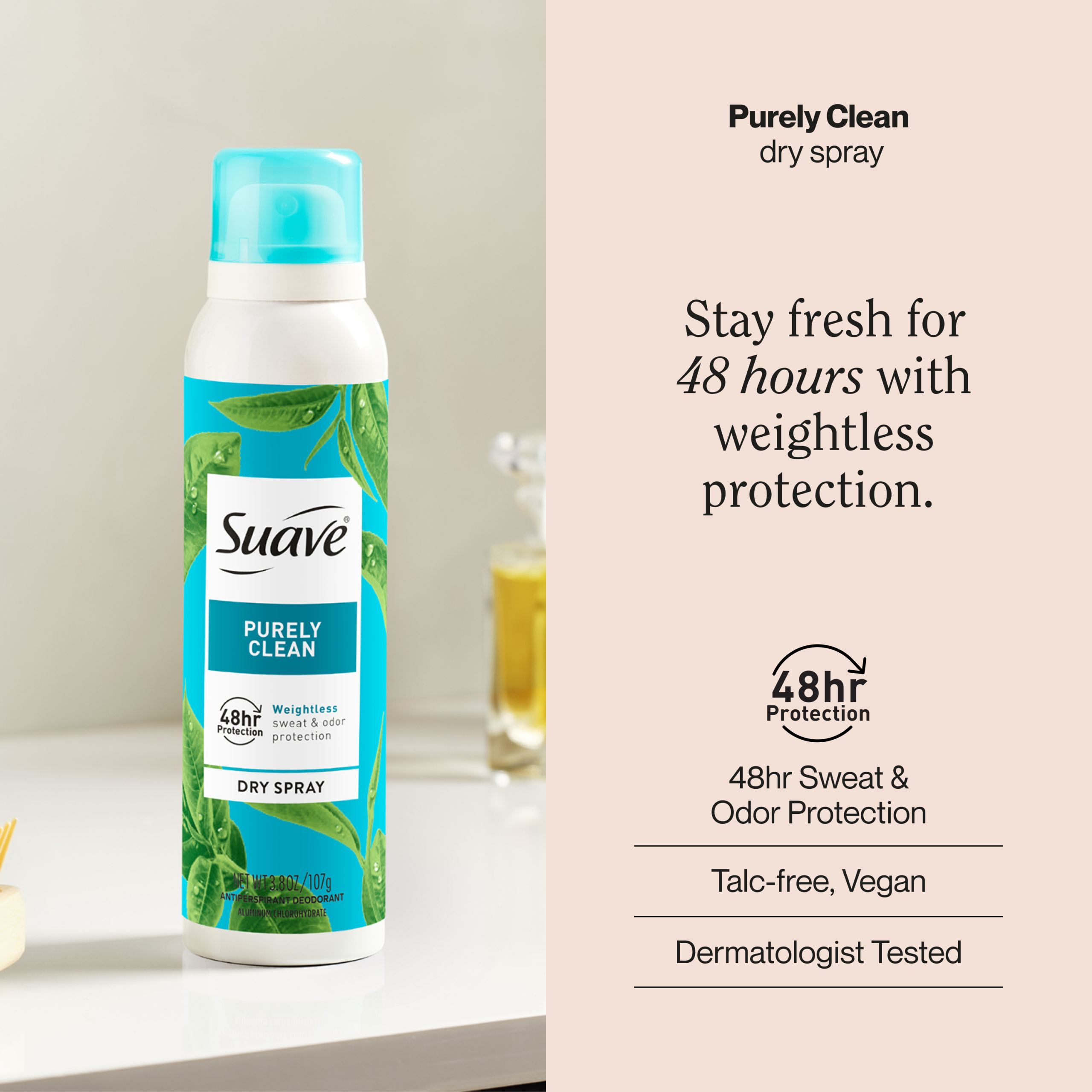 Purely Clean Dry Spray Antiperspirant Deodorant - Image 2