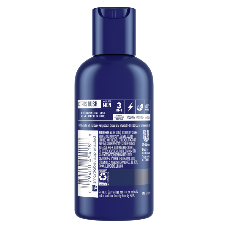 Men's Citrus Rush 3-in-1 Shampoo. Conditioner. & Body Wash - Image 14