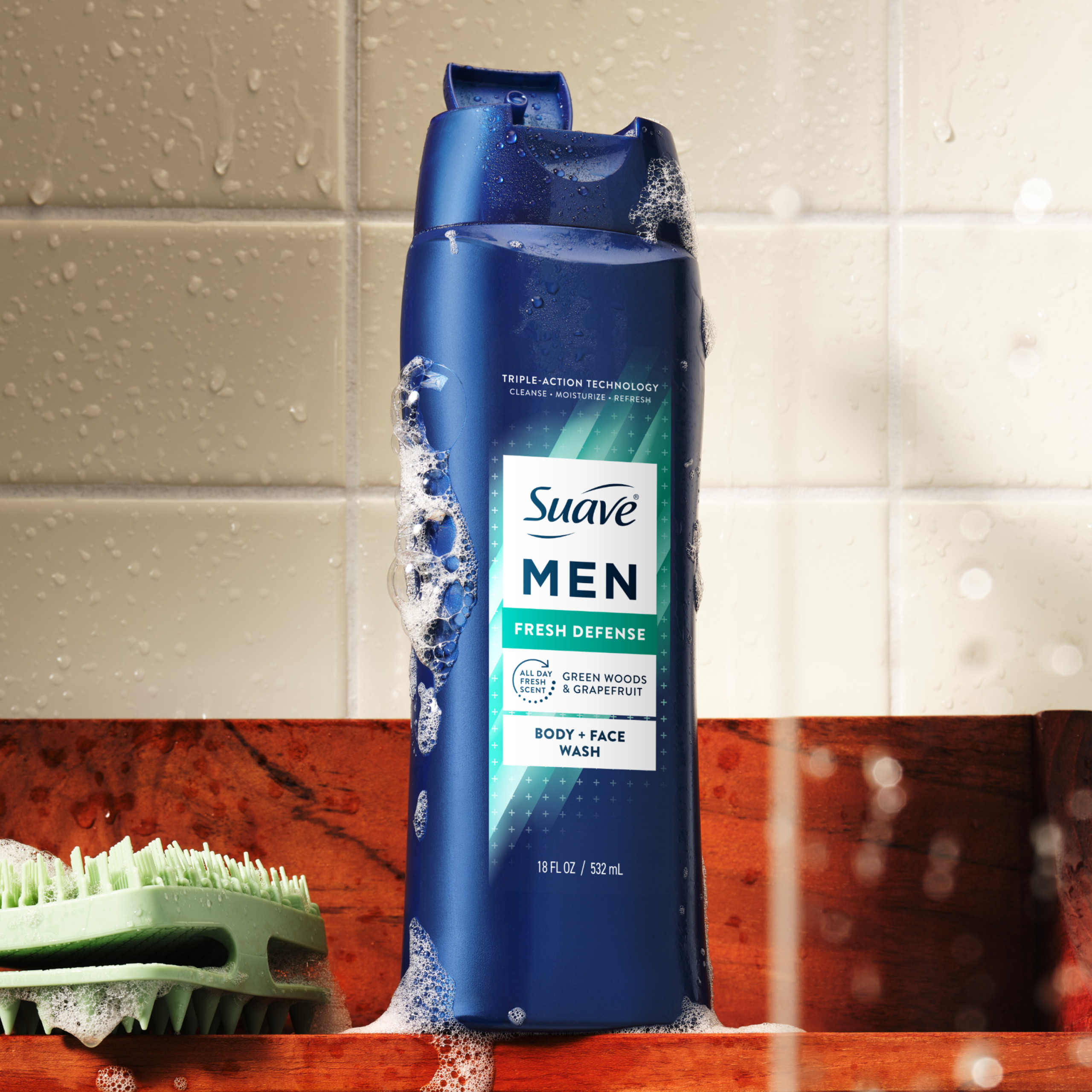 Men's Fresh Defense Body + Face Wash - Image 6