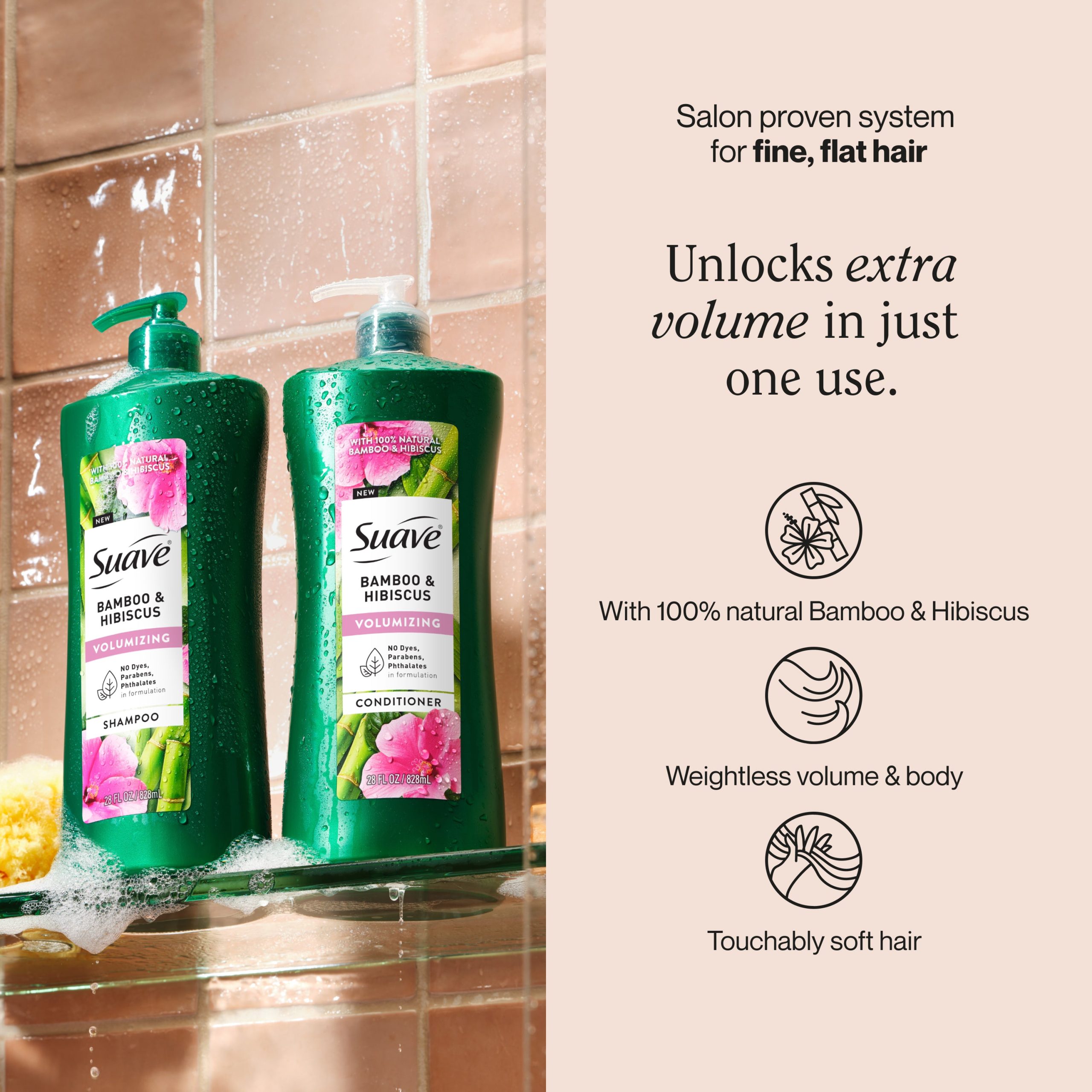 Bamboo & Hibiscus Volumizing Shampoo - Image 2